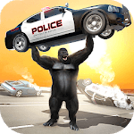 Monster Gorilla Rampage Apes Family Simulator icon