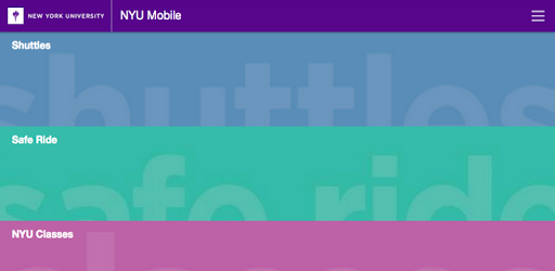NYU Mobile pc screenshot