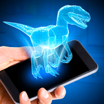 HoloLens Dinosaurs park 3d hologram simulator icon