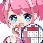 Pixel Art Anime Color By Number Sandbox Coloring icon