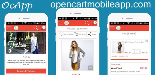 Opencart Mobile App pc screenshot Opencart Mobile App pc screenshot
