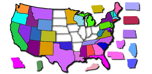 USA Map Puzzle pc screenshot USA Map Puzzle pc screenshot