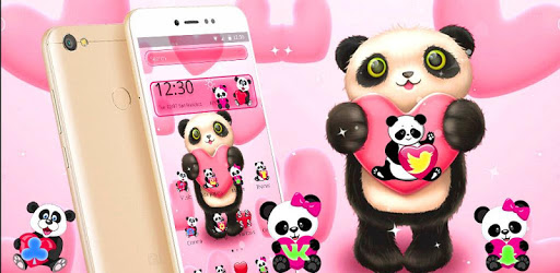 Pink Lovely Panda Love Theme pc screenshot Pink Lovely Panda Love Theme pc screenshot