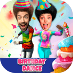 Happy Birthday dance - 3D dancing video maker icon