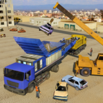 Old Car Crusher Crane Operator & Dump Truck Driver icon