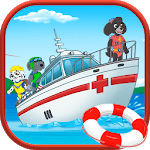 Rescue patrol: Marine emergency laboratory icon