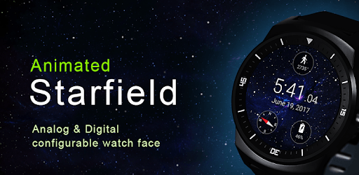 Animated Starfield Watch Face pc screenshot Animated Starfield Watch Face pc screenshot