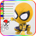 Super Heroes Coloring 2018 icon