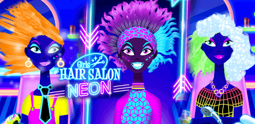 Girls Hair Salon Glow pc screenshot