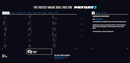 PD2Skills for Payday 2 pc screenshot PD2Skills for Payday 2 pc screenshot