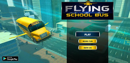 Flying Schoolbus Driving: Bus Driving Games pc screenshot Flying Schoolbus Driving: Bus Driving Games pc screenshot
