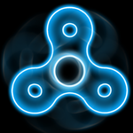 Fidget spinner glow icon