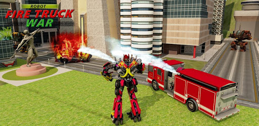 Robot Firefighter Truck Rescue City War pc screenshot Robot Firefighter Truck Rescue City War pc screenshot