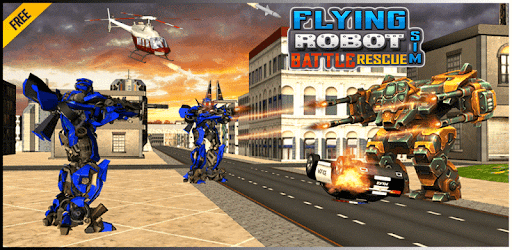 Flying Robot Battle Rescue Sim pc screenshot Flying Robot Battle Rescue Sim pc screenshot