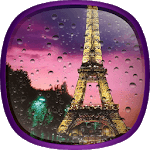 Rainy Paris Live Wallpaper icon