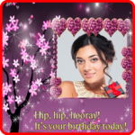 Birthday photo frame 2018 icon