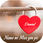 Name On miss you Pics icon