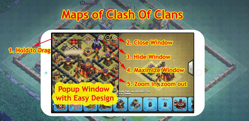 Maps of Clash Of Clans pc screenshot