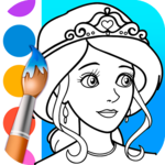 Princess Coloring Pages icon