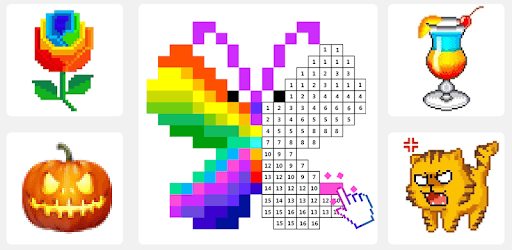 pixel art coloring book - paint & draw by number pc screenshot
