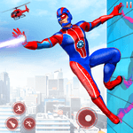 Flying Robot Superhero: Rescue City Survival Games icon