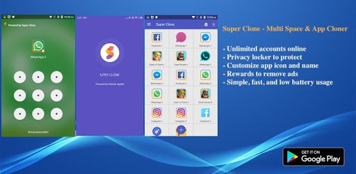 Super Clone - App Cloner for Multiple Accounts pc screenshot Super Clone - App Cloner for Multiple Accounts pc screenshot