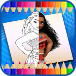 Coloring Moana for Kids icon