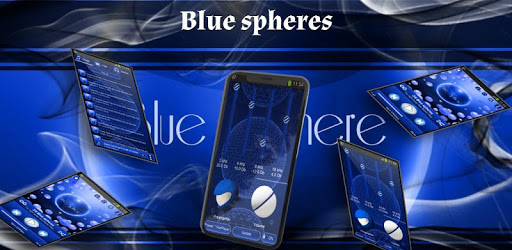Blue spheres Music Player Skin pc screenshot Blue spheres Music Player Skin pc screenshot
