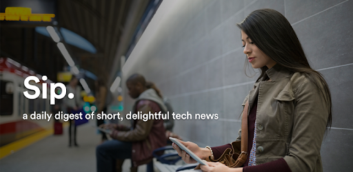 Sip News - Tappable stories on tech pc screenshot
