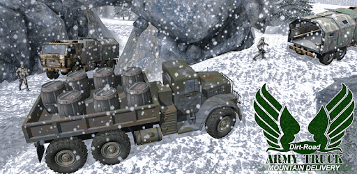 Dirt Road Army Cargo Truck - Snow Trucker Champion pc screenshot Dirt Road Army Cargo Truck - Snow Trucker Champion pc screenshot