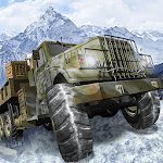 Dirt Road Army Cargo Truck - Snow Trucker Champion icon