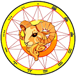 Zodiac sign, stone, animal by date of birth icon