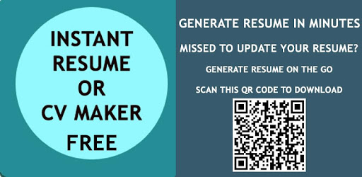Instant Resume / CV Maker Free pc screenshot