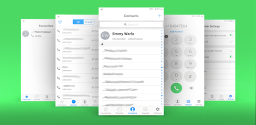 i Dialer OS 10 - Contact Book pc screenshot i Dialer OS 10 - Contact Book pc screenshot