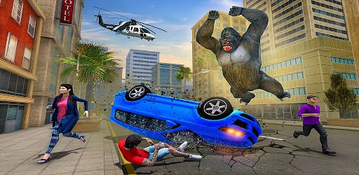 Giant Gorilla City Attack: City Rescue games 2021 pc screenshot
