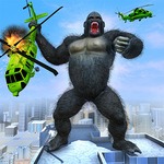 Giant Gorilla City Attack: City Rescue games 2021 icon