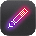 NEONY - writing neon sign text on photo easy icon