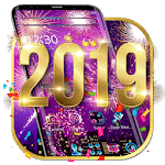 Happy New Year 2019 theme icon