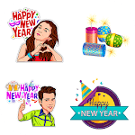 All Stickers packs : New Year Sticker icon