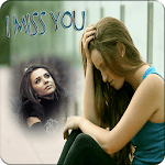 Miss You Dual Photo Frames icon
