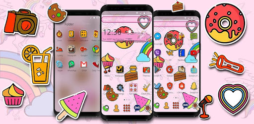 Colorful Rainbow Unicorn Theme pc screenshot Colorful Rainbow Unicorn Theme pc screenshot