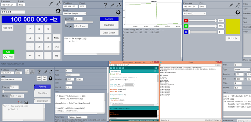 GUI Maker for ESP8266 & ESP32 - Python Inst. Panel pc screenshot