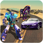 US Police Transform Robot Car Cop Wild Robot Games icon