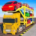 Crazy Car Transport Truck:New Offroad Driving Game icon