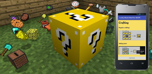 Lucky Block Mod for MCPE pc screenshot