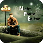 Night Photo Editor : Frame , Sticker , Text Editor icon
