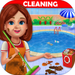 Big Home Cleanup and Wash : House Cleaning Game icon