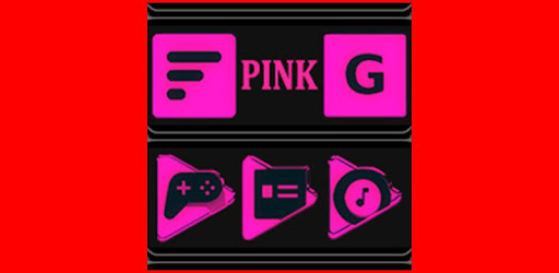 Pink and Black Icon Pack v4.6 Free pc screenshot