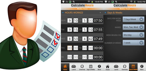 Time Card Calculator-TimeClock pc screenshot Time Card Calculator-TimeClock pc screenshot