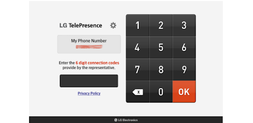 LG Telepresence pc screenshot